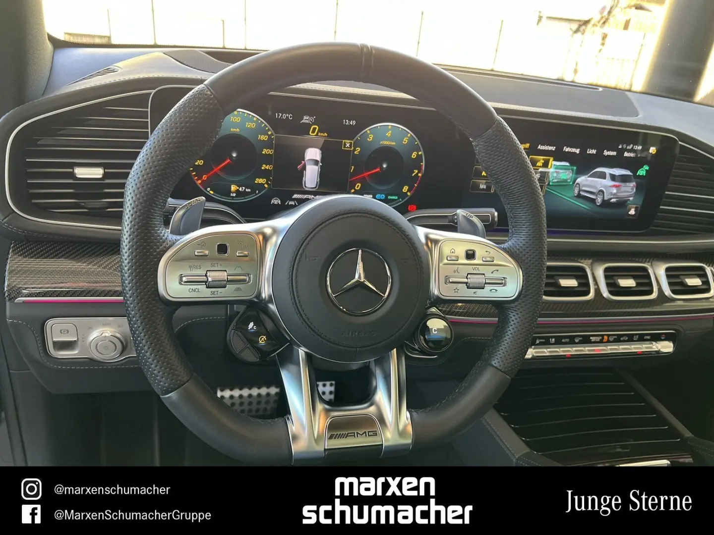 AMG GLE 53 4M+ Pano+PerfAGA+Carbon+HuD+Chrom+AHK