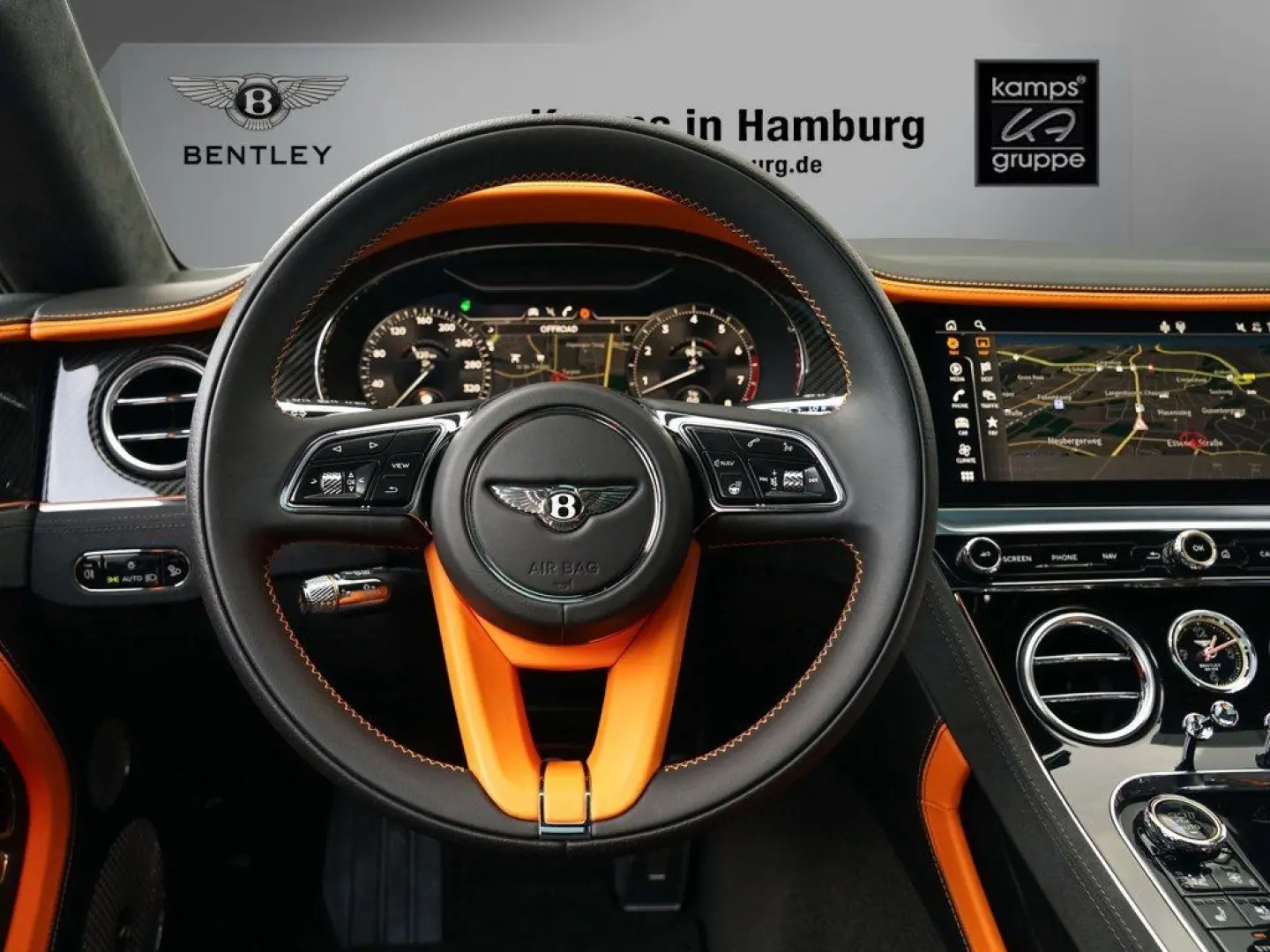 Continental GT Speed W12 Mandarin Hide Mulliner