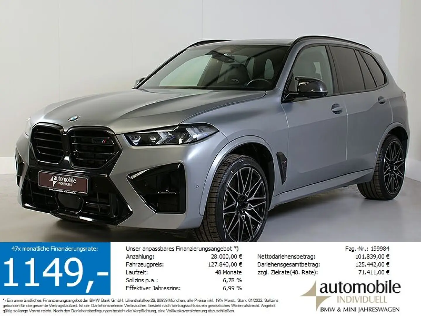 X5 M Competition 22Zoll AHK B&W Panorama V-MAX