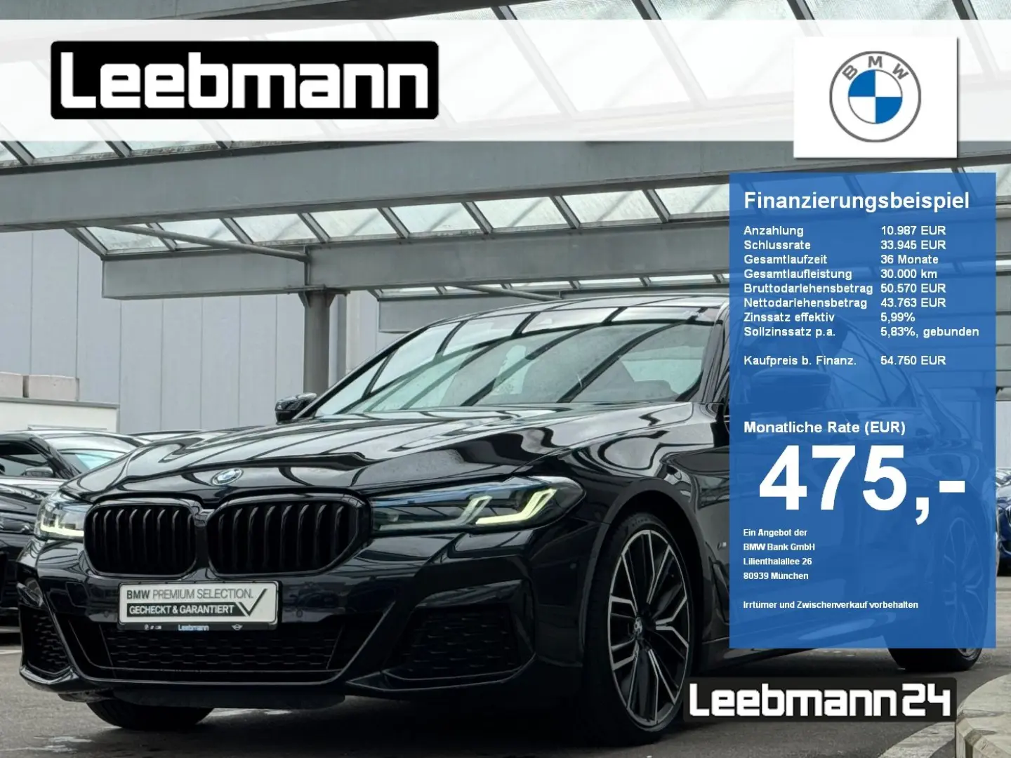 540i xDrive Lim. M-Sport AHK/HUD 2 JAHRE GARANTI