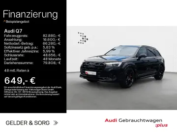 Q7 60 TFSIe qu. S line Air B&O HuD AHK Laser