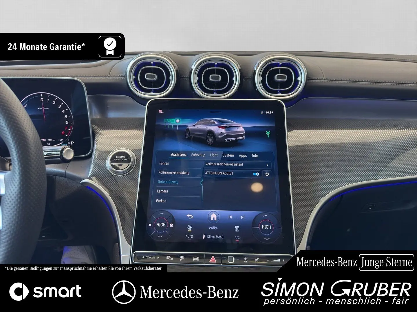 GLC 300 e 4M Coupé AMG Pano HUD Fahrassist AC/DC