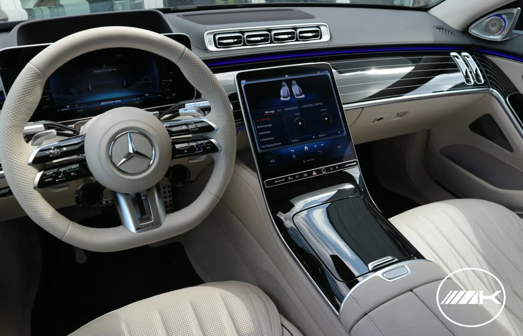S 63 E AMG L 4M CHAUFFEUR BURM 4D MASSAGE FONDTV