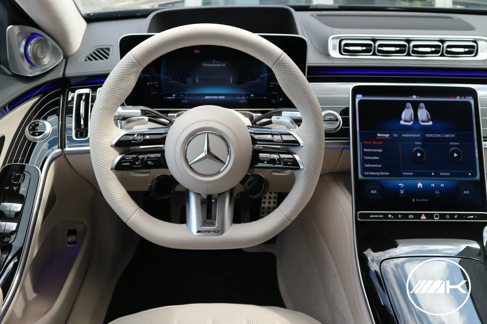 S 63 E AMG L 4M CHAUFFEUR BURM 4D MASSAGE FONDTV