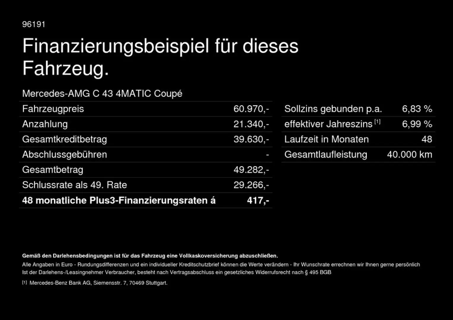 C 43 AMG 4M Coupé Perf.-Abgasanlage Pano 360°-K.