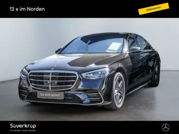 S 580 4M lang   BURM AMG SPUR DISTR PANO 360 TV