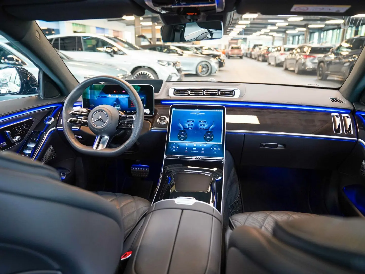 S 450 d 4M AMG Line lang Night Hinterachslenkung