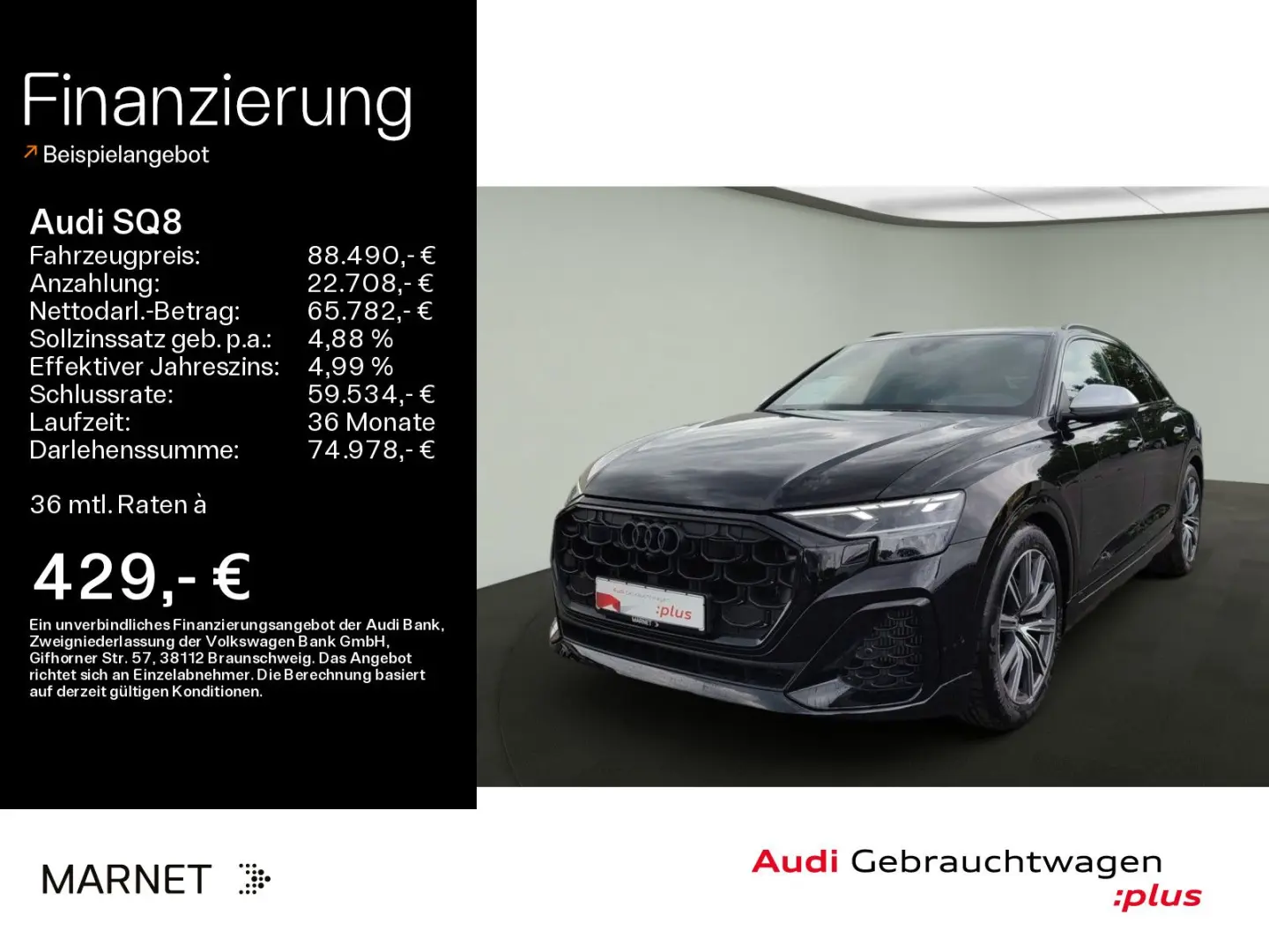 SQ8 TFSI*Navi*Matrix*HUD*AHK*PDC*Virtual Cockpit