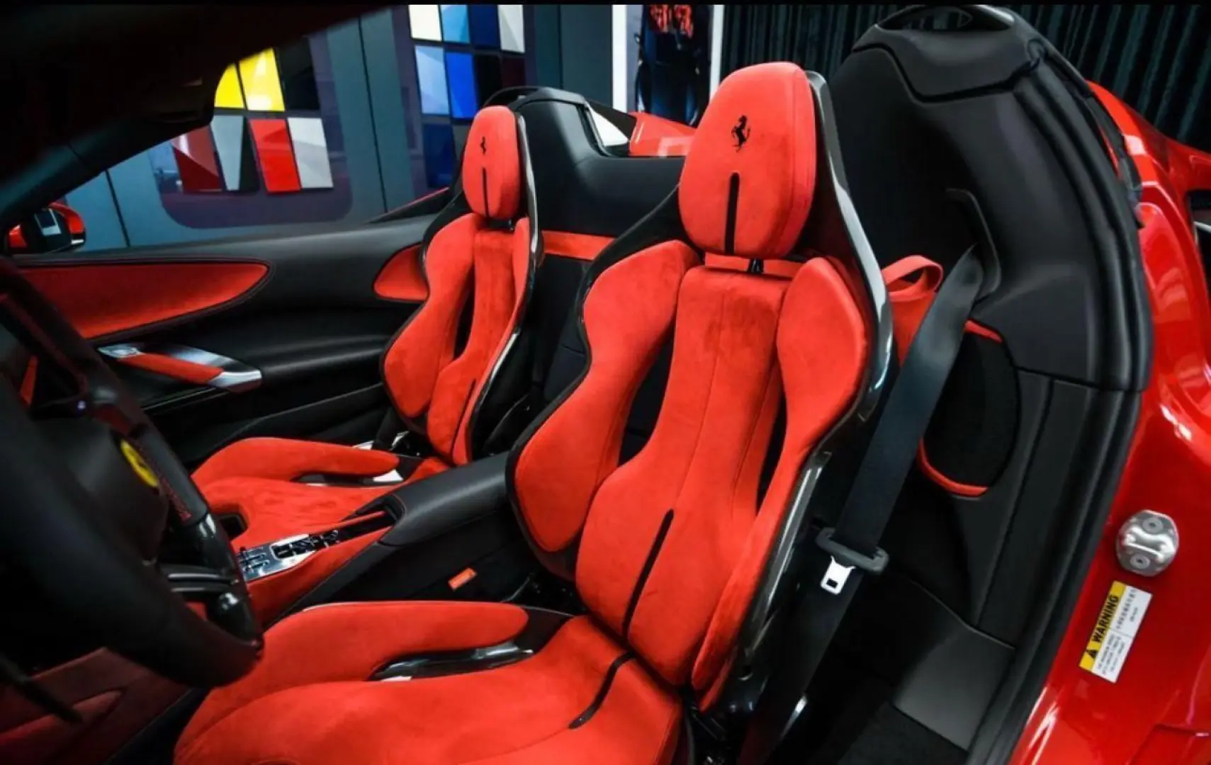 SF90 SPIDER CARBON INT&EXT RED INT JBL FULLOPT!