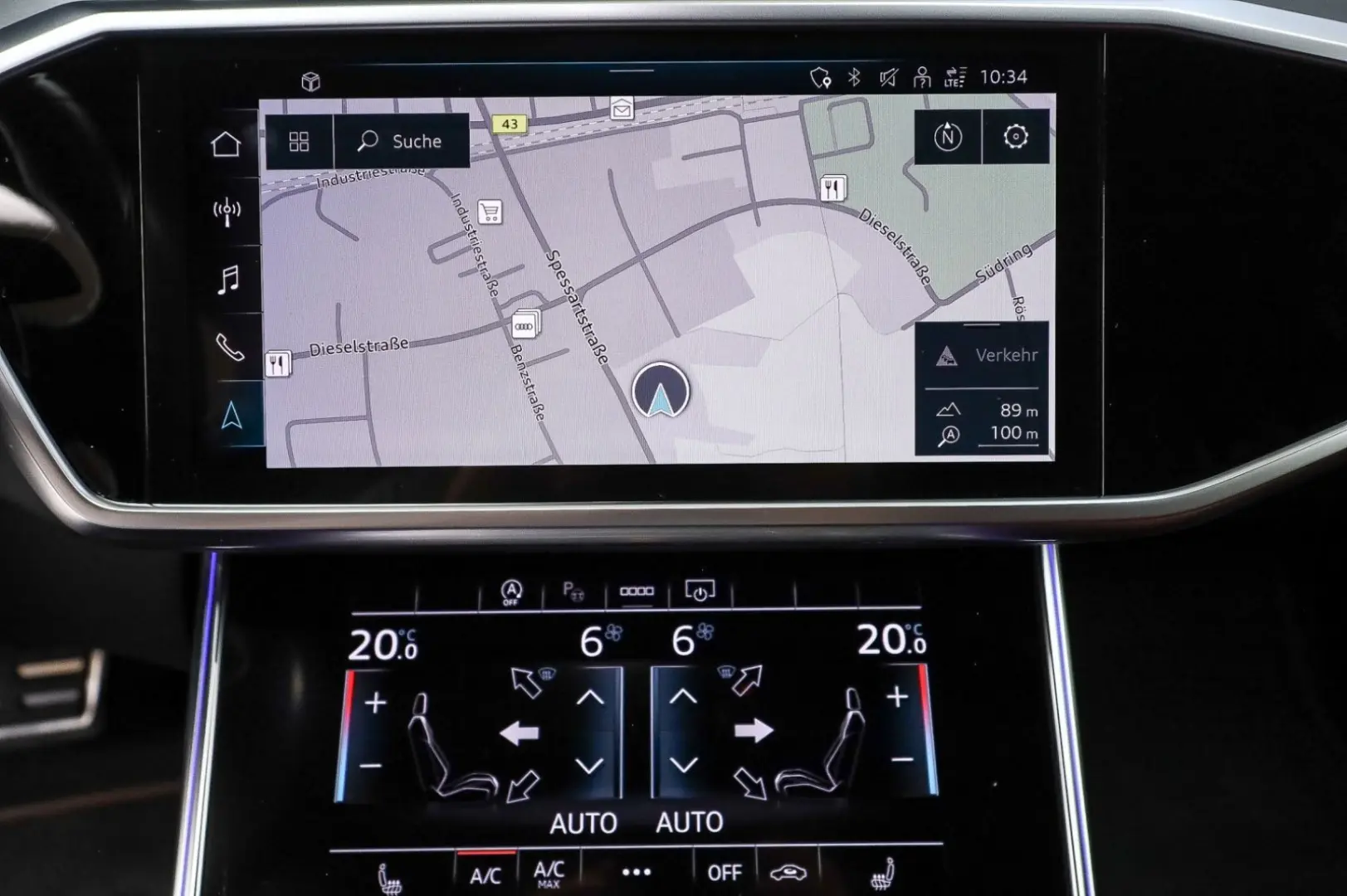 S6 Limousine Matrix*B&O*Optik schwarz plus*Leder