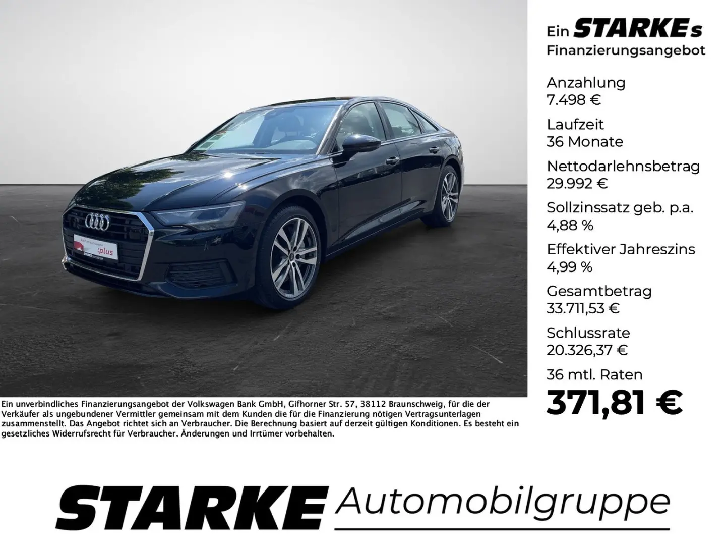 A6 Limousine 50 TFSI e S tronic quattro  Navi LE