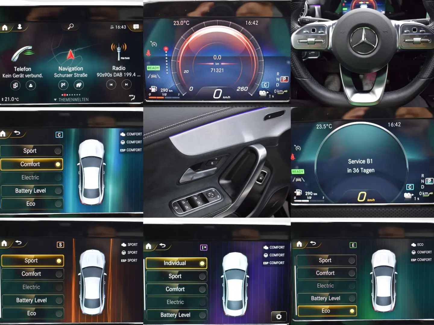 CLA 250 e AMG Sport Edition 2021 Night LED Bur A