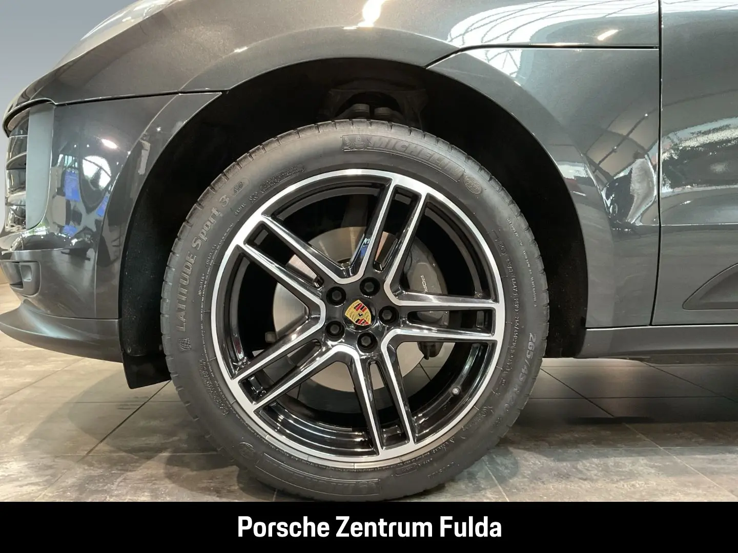 Macan Panoramadach Rückfahrkamera Vulkangrau LED