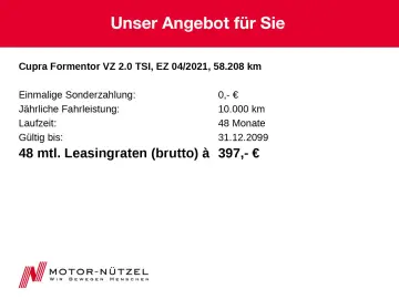 Formentor VZ 2.0 TSI DSG 4DRIVE LED+NAVI+AHK+ACC
