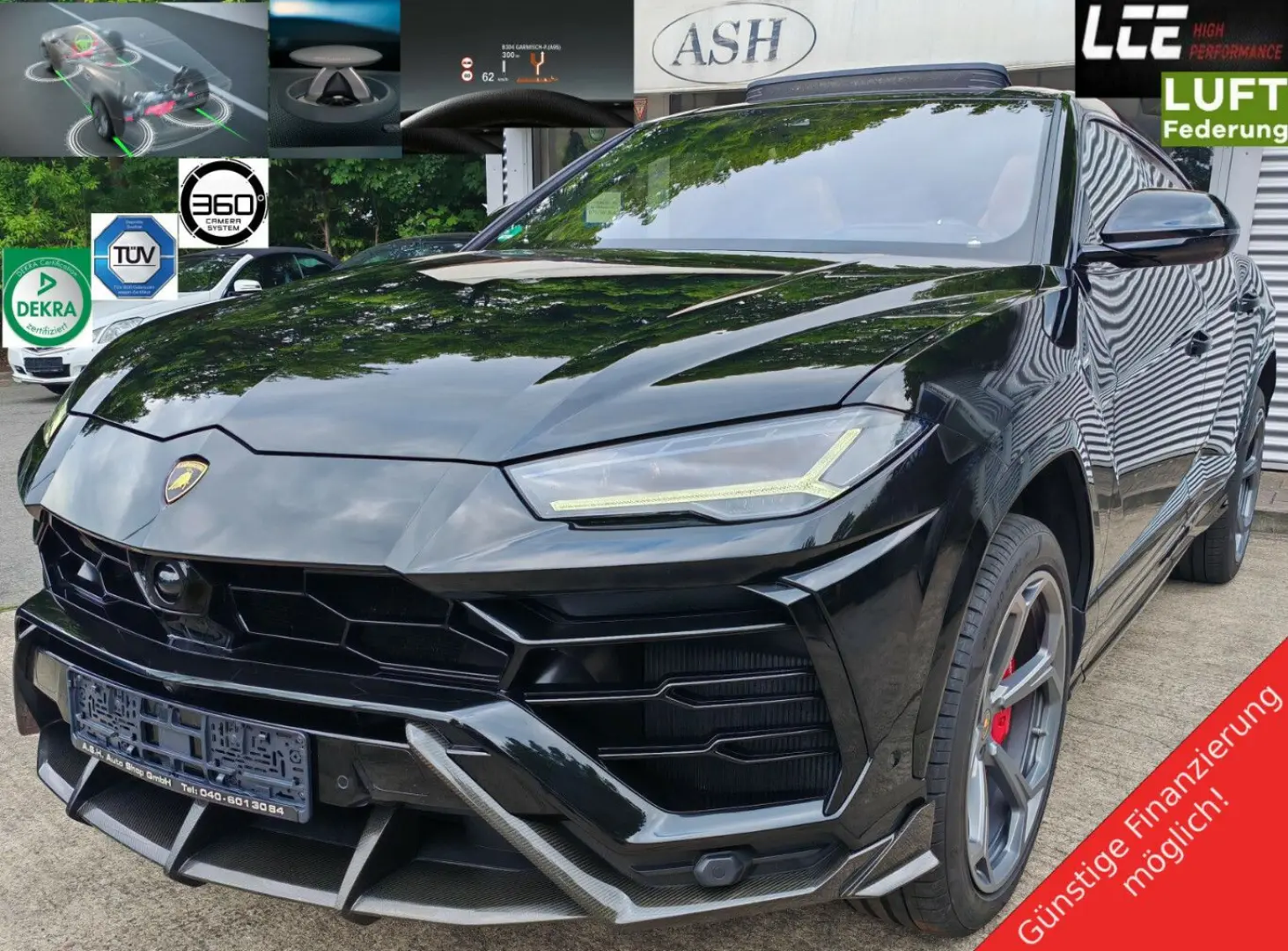 Urus 330Km/H840PS.Pan.Sitzbel/Mass.B&OLenkr.Hzg.