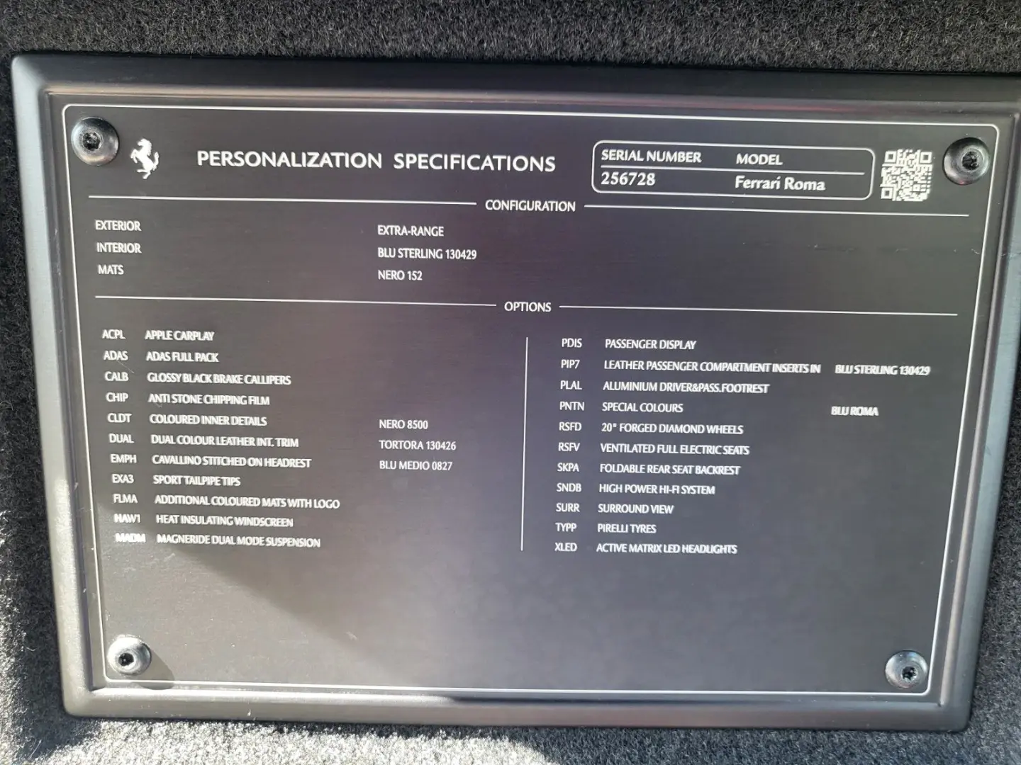 Ferrari ROMA JBL /P.DISPLAY /20