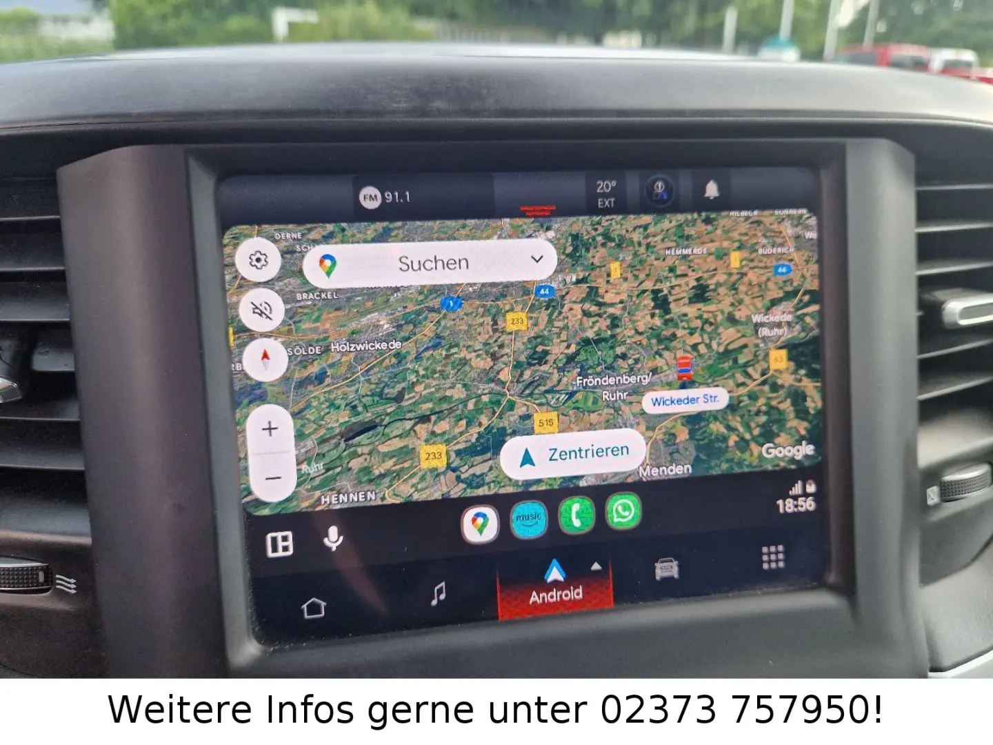 RAM 1500 5.7l Quad Cab, Kamera, Navi-App