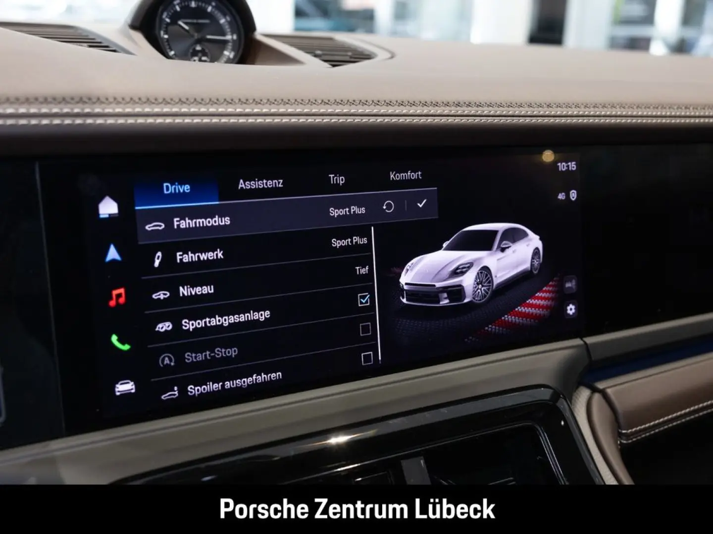 Porsche Panamera GTS British racing green Leder-Espresso