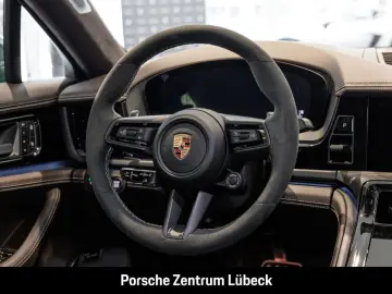 Porsche Panamera GTS British racing green Leder-Espresso
