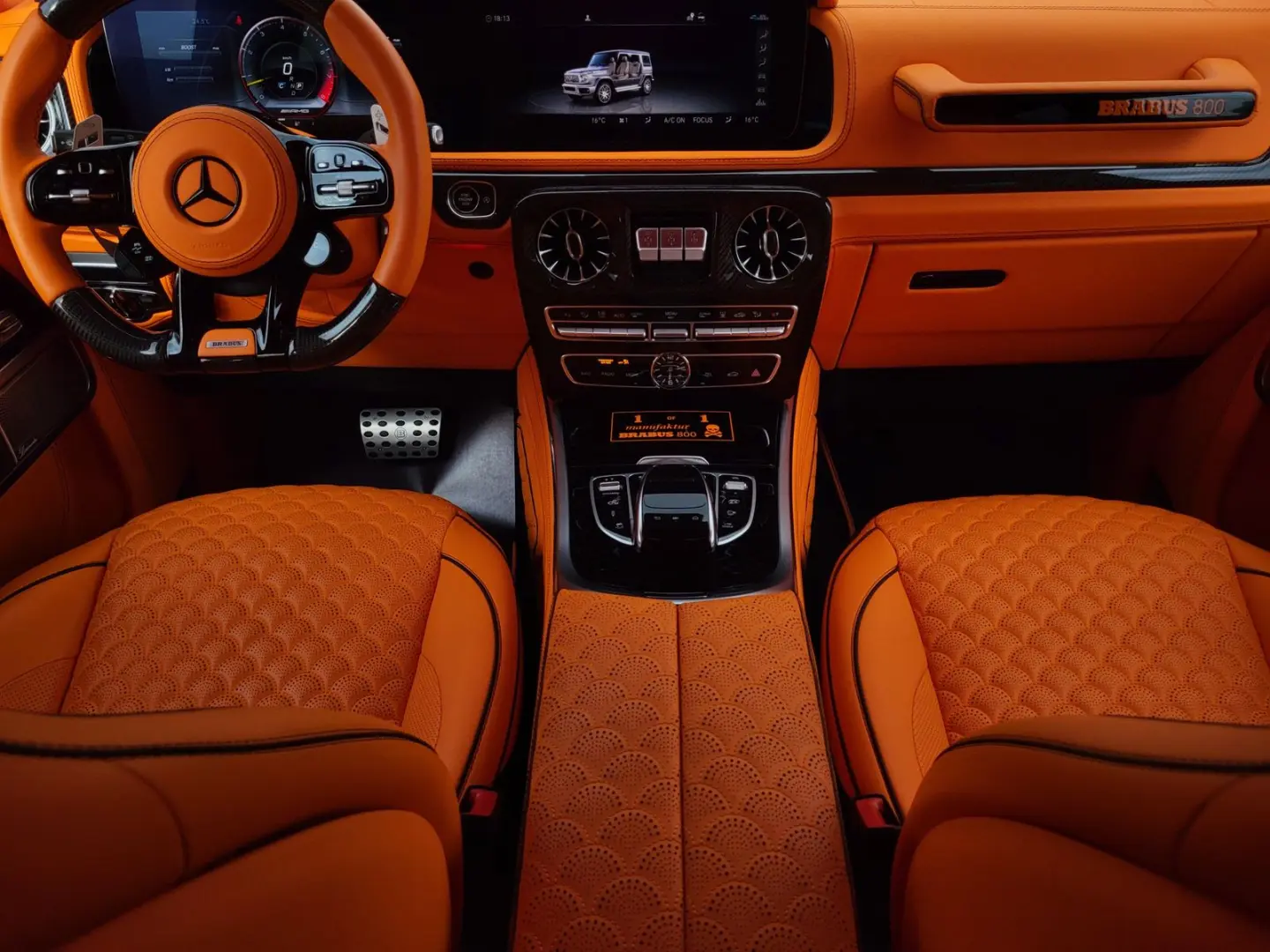 G 63 AMG BRABUS G700 mit G800 Widestar Body 1OF1