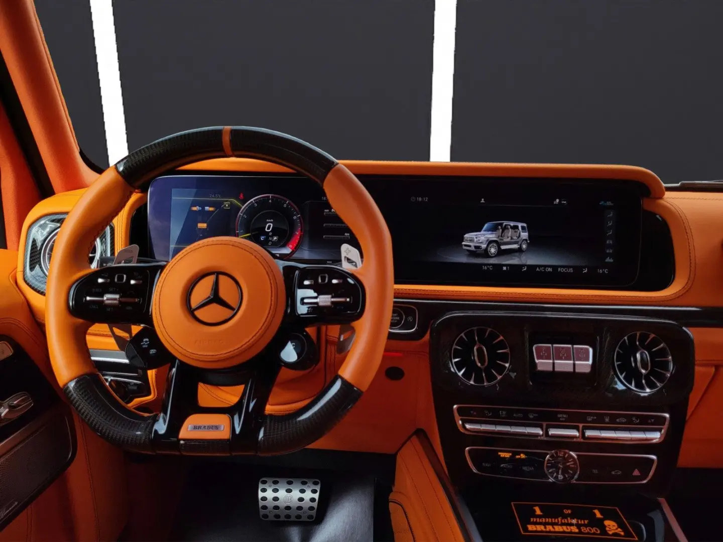 G 63 AMG BRABUS G700 mit G800 Widestar Body 1OF1