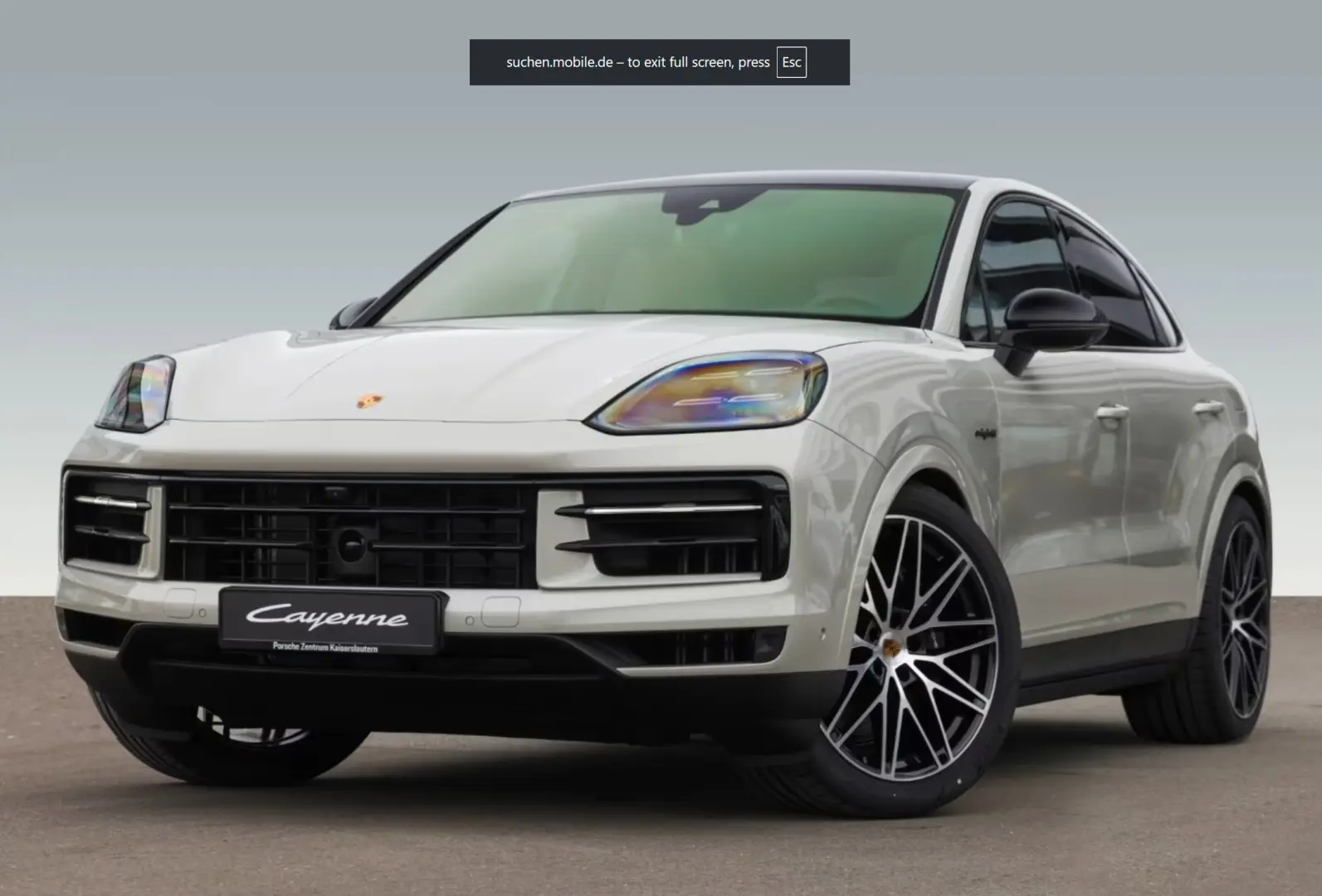 Porsche Cayenne Coupe e-Hybrid