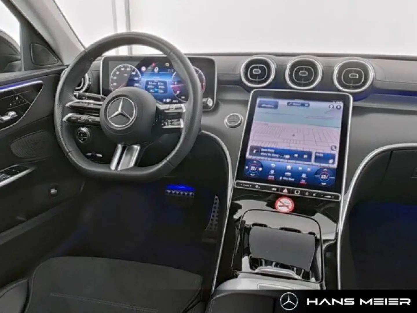 C 220 d AMG AHK Schiebedach Night Ambiente Cam