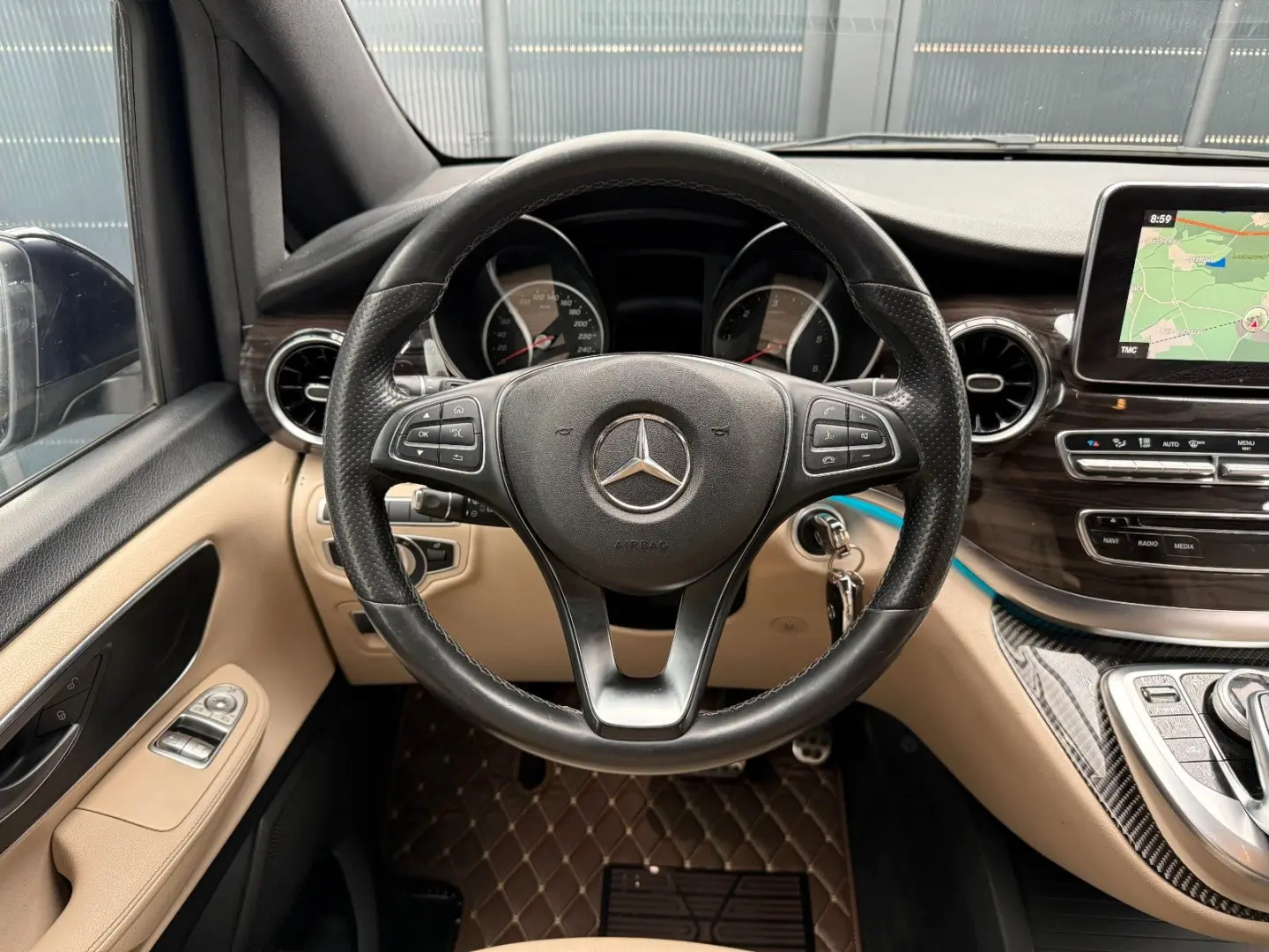 V 220 V-Klasse Lang AMG 19Zoll Led Leder