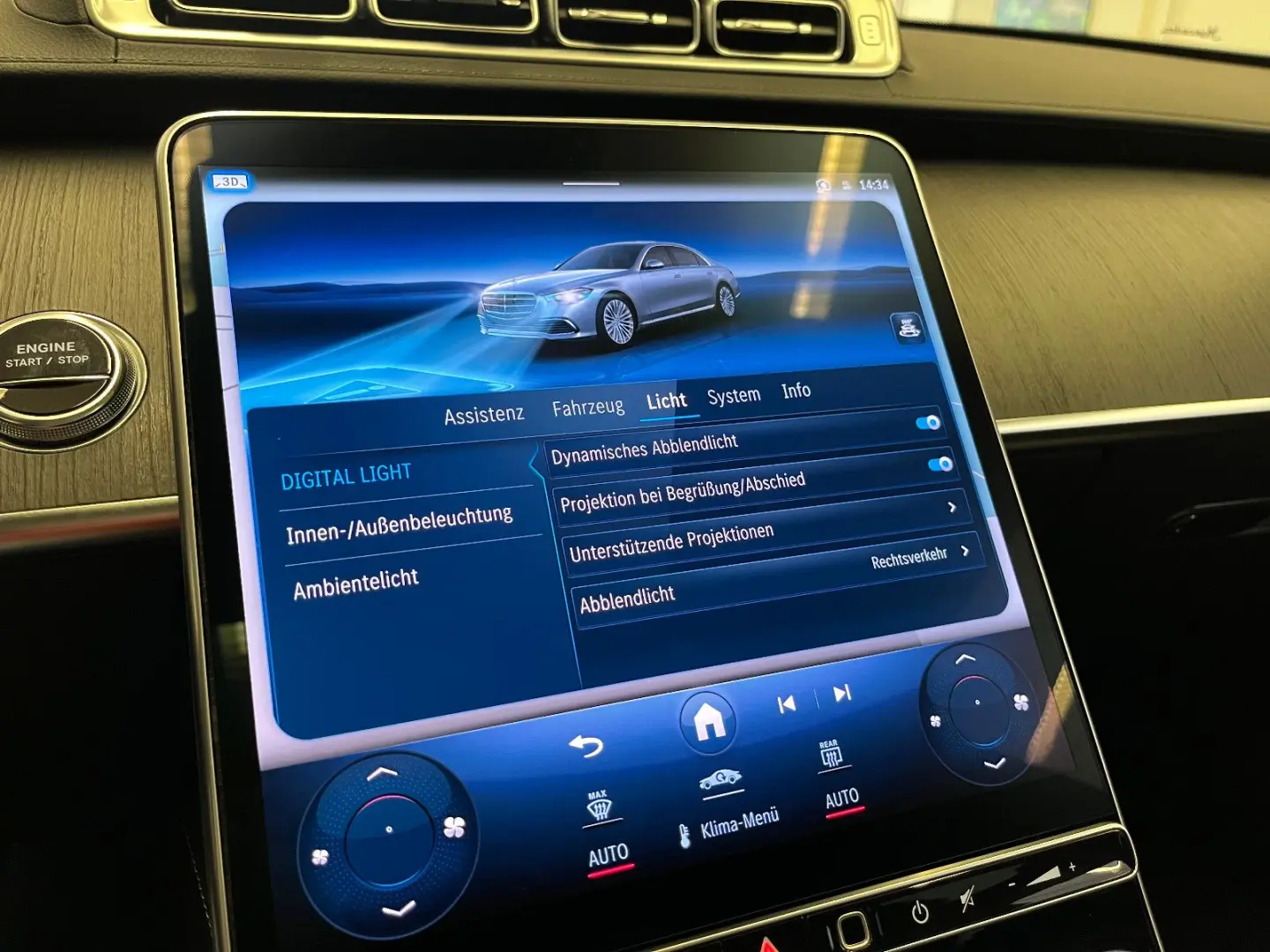 S 580e lang 4x Sitzklima Pano Nappa TV HUD AMG