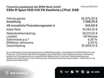 530e M Sport HUD H/K PA Komforts.LCProf. DAB LED