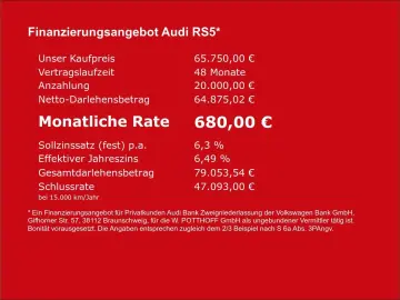 RS5 Coupe Q PANO NAVI ACC MATRIX B&O