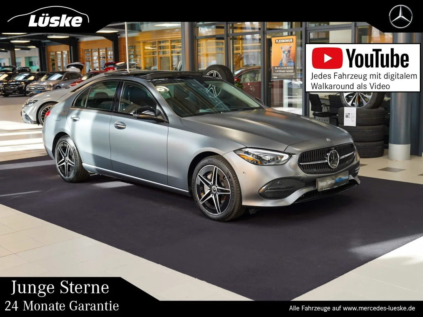 C 400 e 4M AMG Line Night MATT Burmester -45%