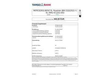 SL 43 AMG DISTRONIC-DYNAMIC PLUS-MEMORY-KAMERA