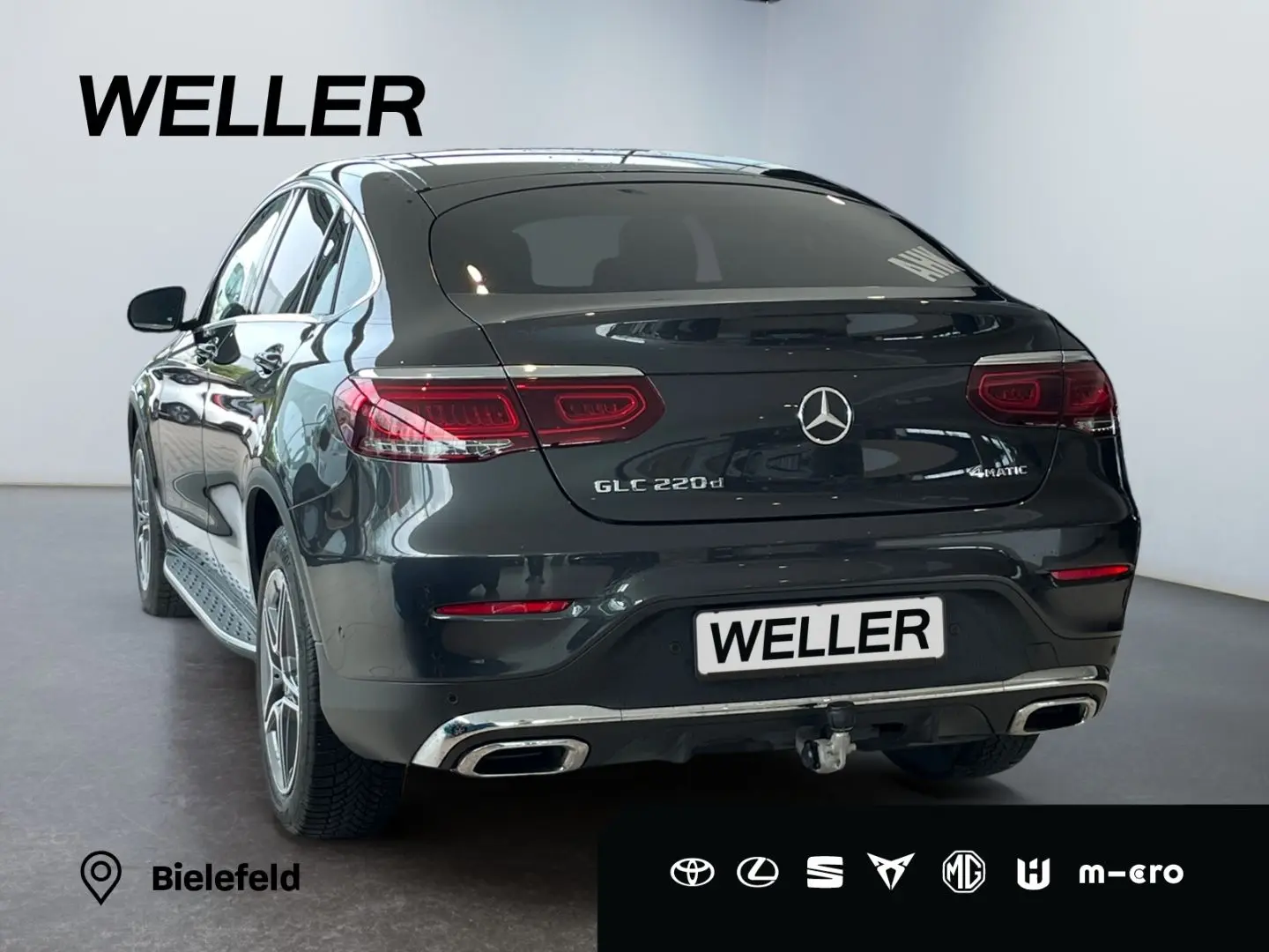 GLC 220 AMG Line Coupe d 4Matic 9G-Tritt*Pano*AH