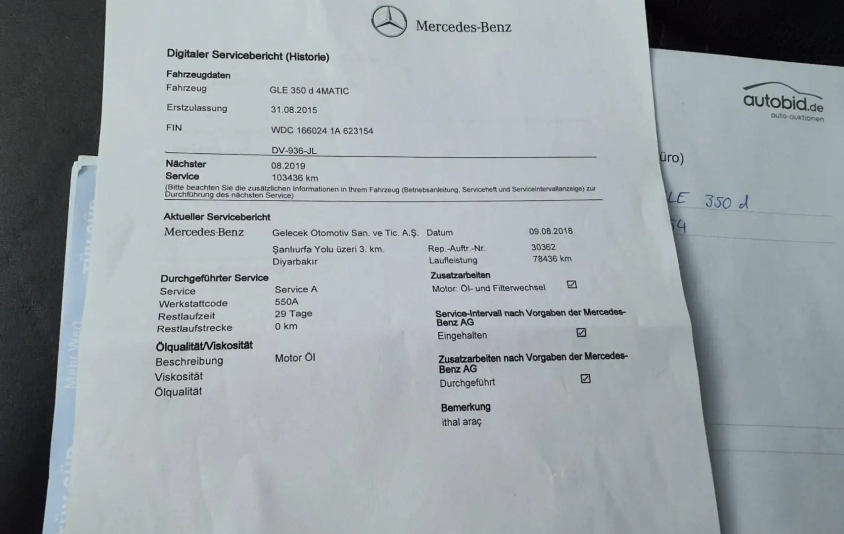 Mercedes-Benz GLE 350d 4Matic 9G-Tronic 