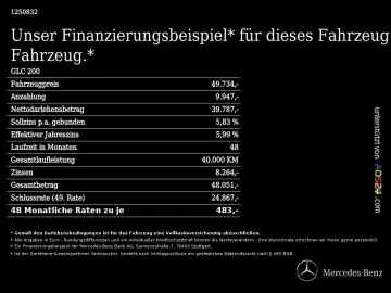 GLC 200 4M AMG+MBUX+Burmester+LED+Kam+EASY+Apple