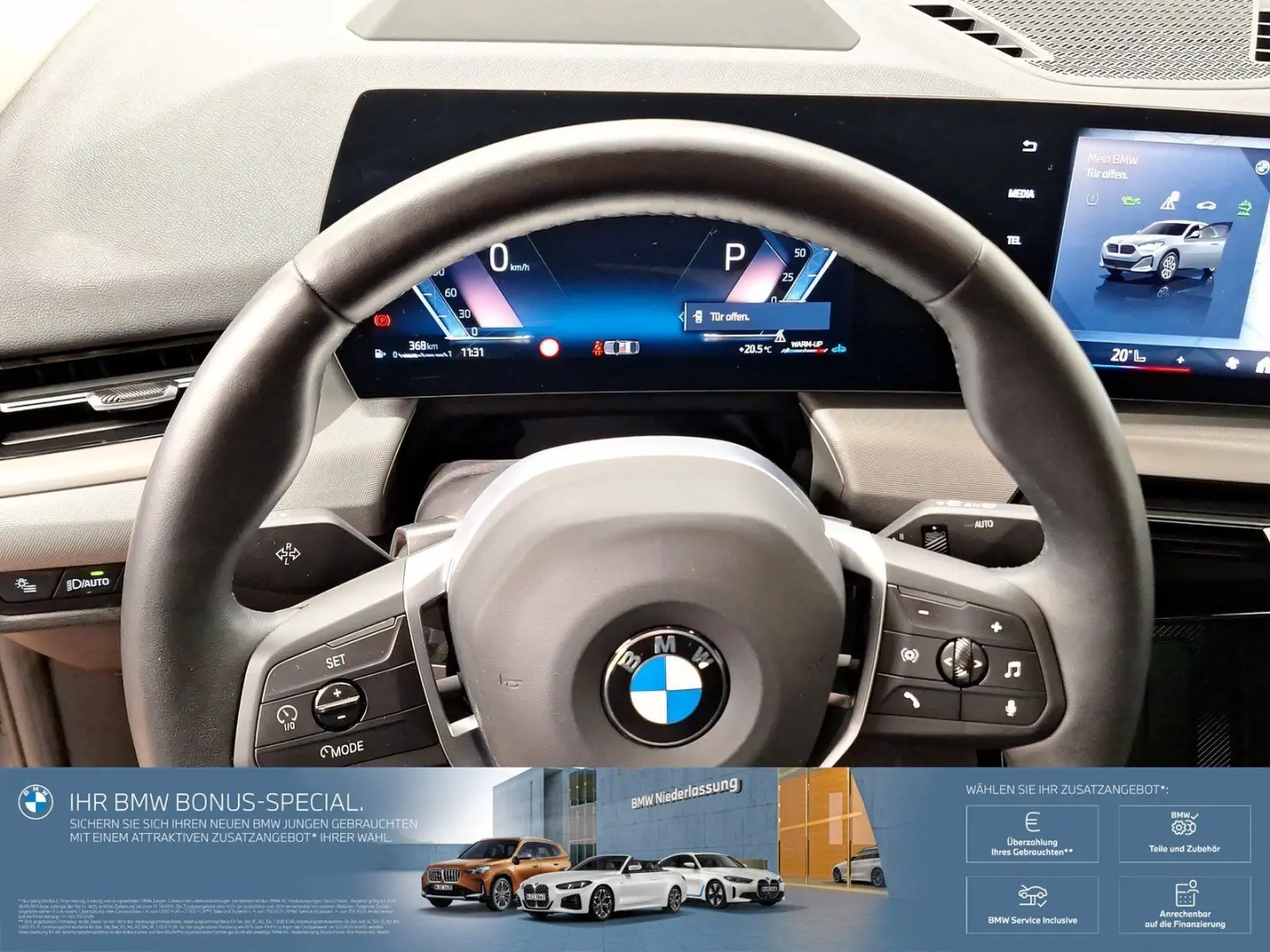 X2 xDrive20d AHK LiveCockpitProf Head-Up Kamera
