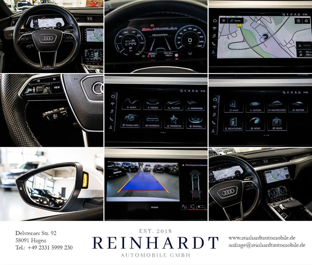 E-TRON SPORTBACK 55 2x S LINE/MTRX/ACC/HuD/PANO