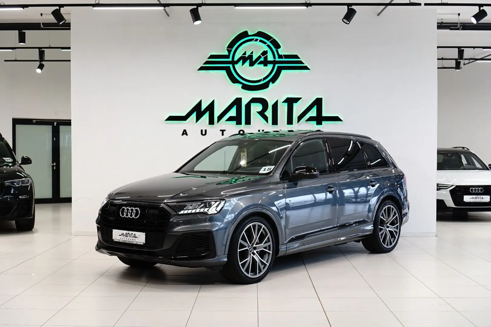 Q7 50|S-LINE|7-SITZ|HUD|LUFT|KAMERA|PANO|MEMORY|