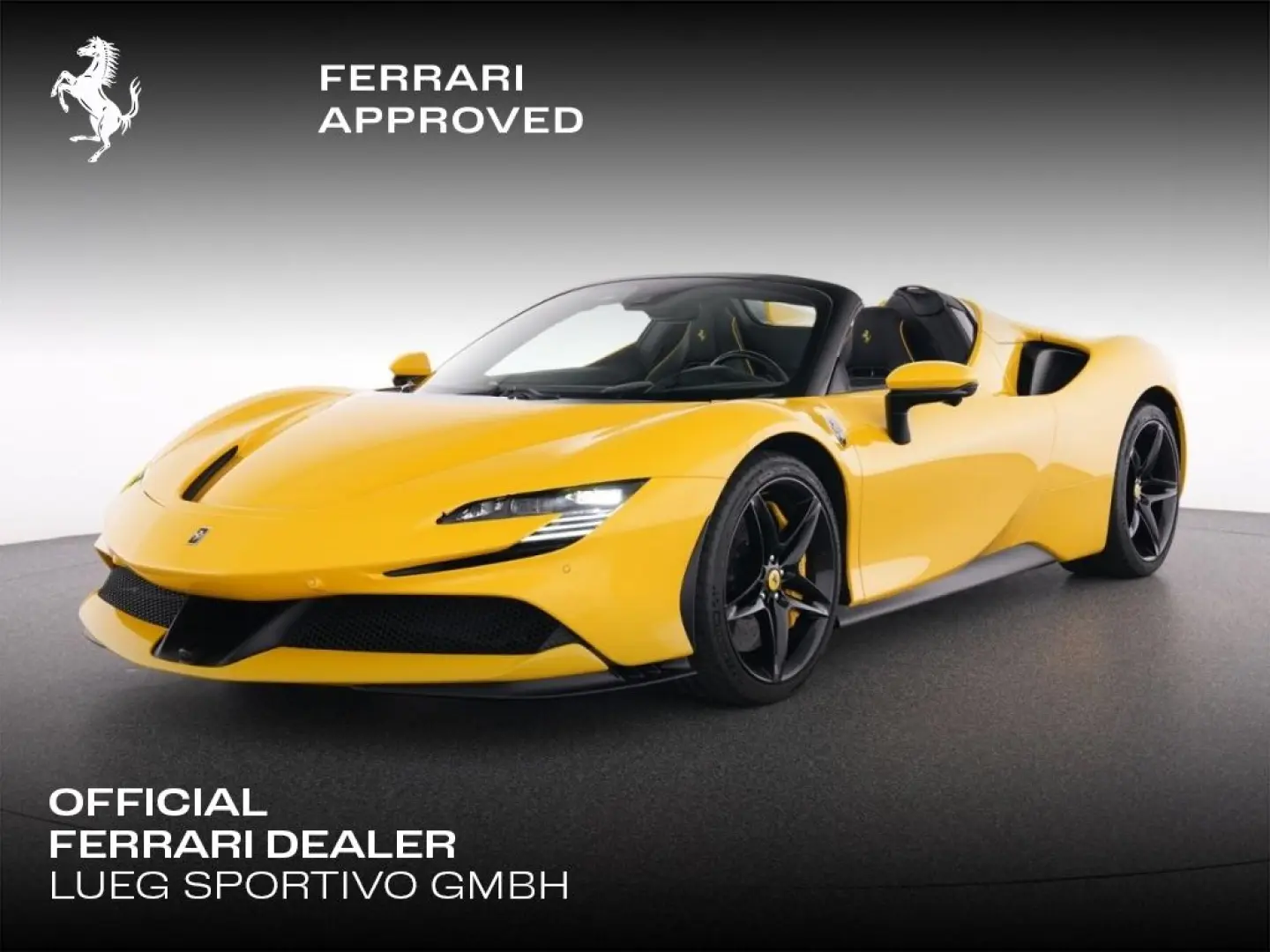 SF90 Spider CARBON GIALLO MODENA