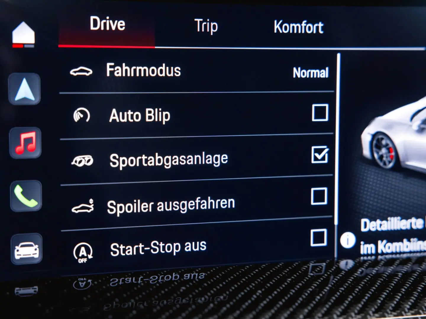 911 GT3 mit Touring Paket Leichtbaudach Liftsyst