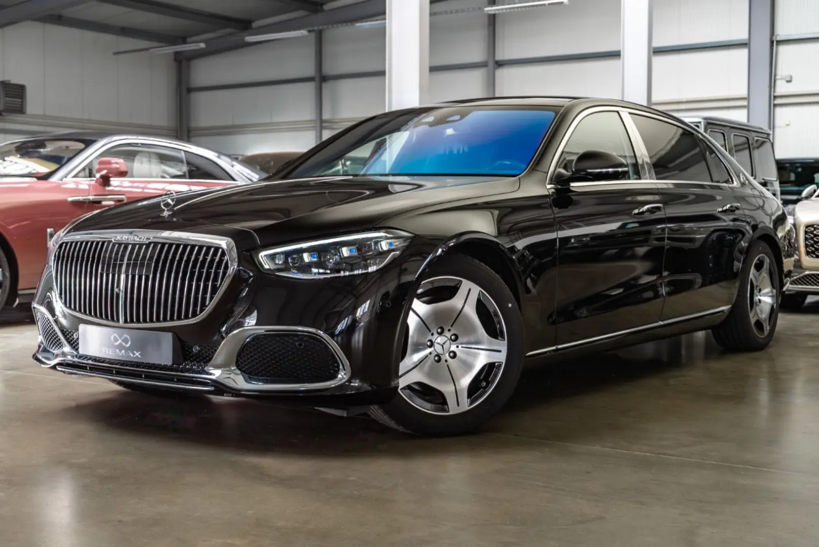 S 580 e Maybach / Rear Axle St / Head Up / Pano