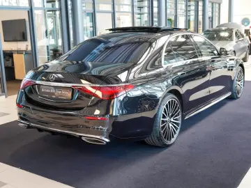 S 580 4M lang AMG Line Exklusiv karminrot Pano