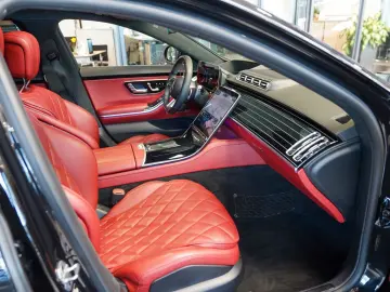 S 580 4M lang AMG Line Exklusiv karminrot Pano