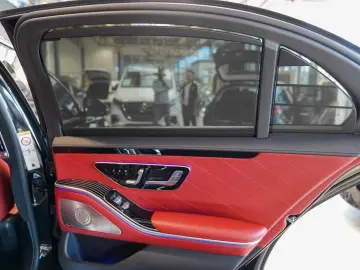 S 580 4M lang AMG Line Exklusiv karminrot Pano