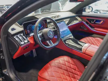 S 580 4M lang AMG Line Exklusiv karminrot Pano