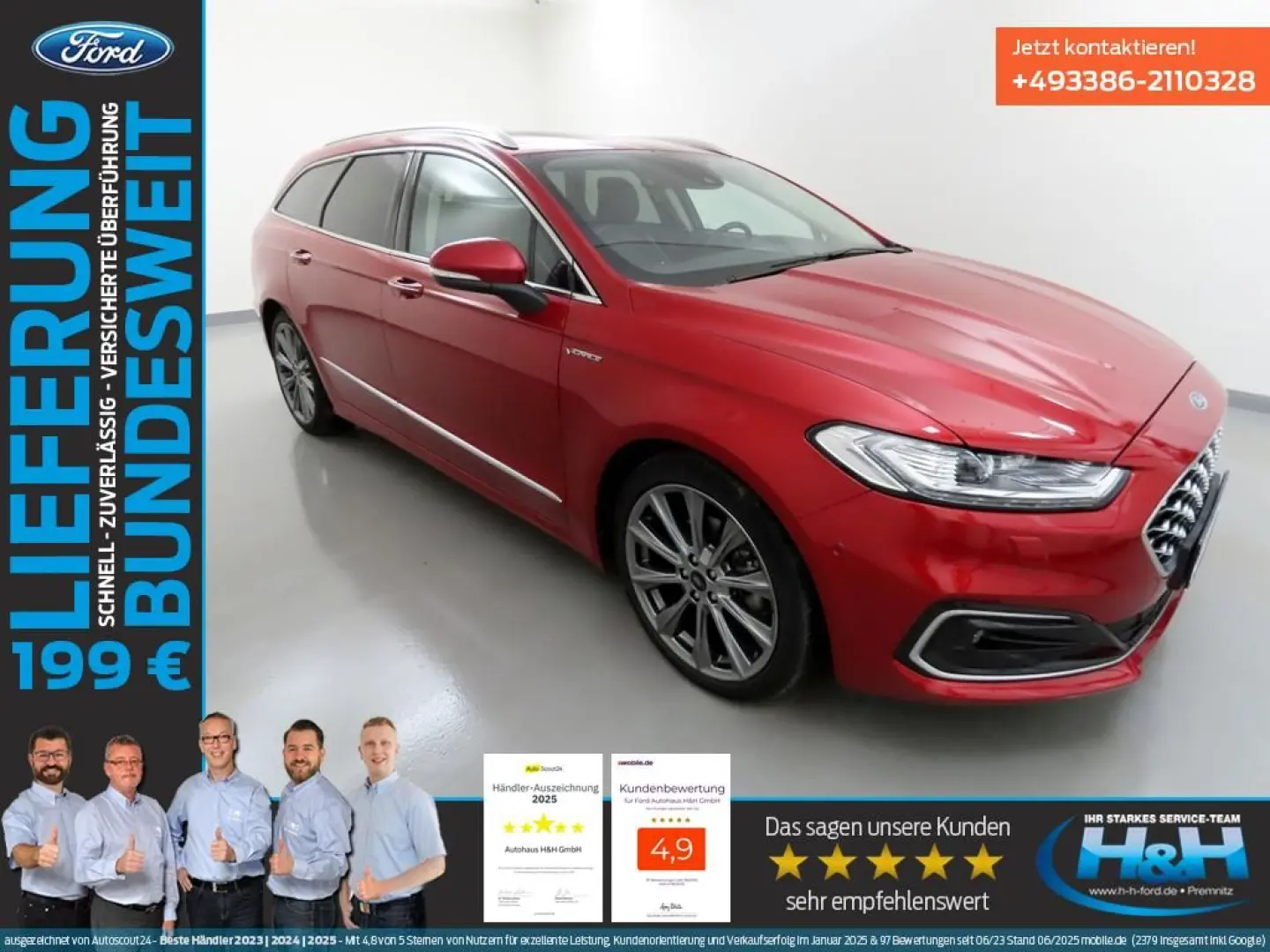 Mondeo Turnier 2.0 Hybrid Vignale LED+ACC+PPS
