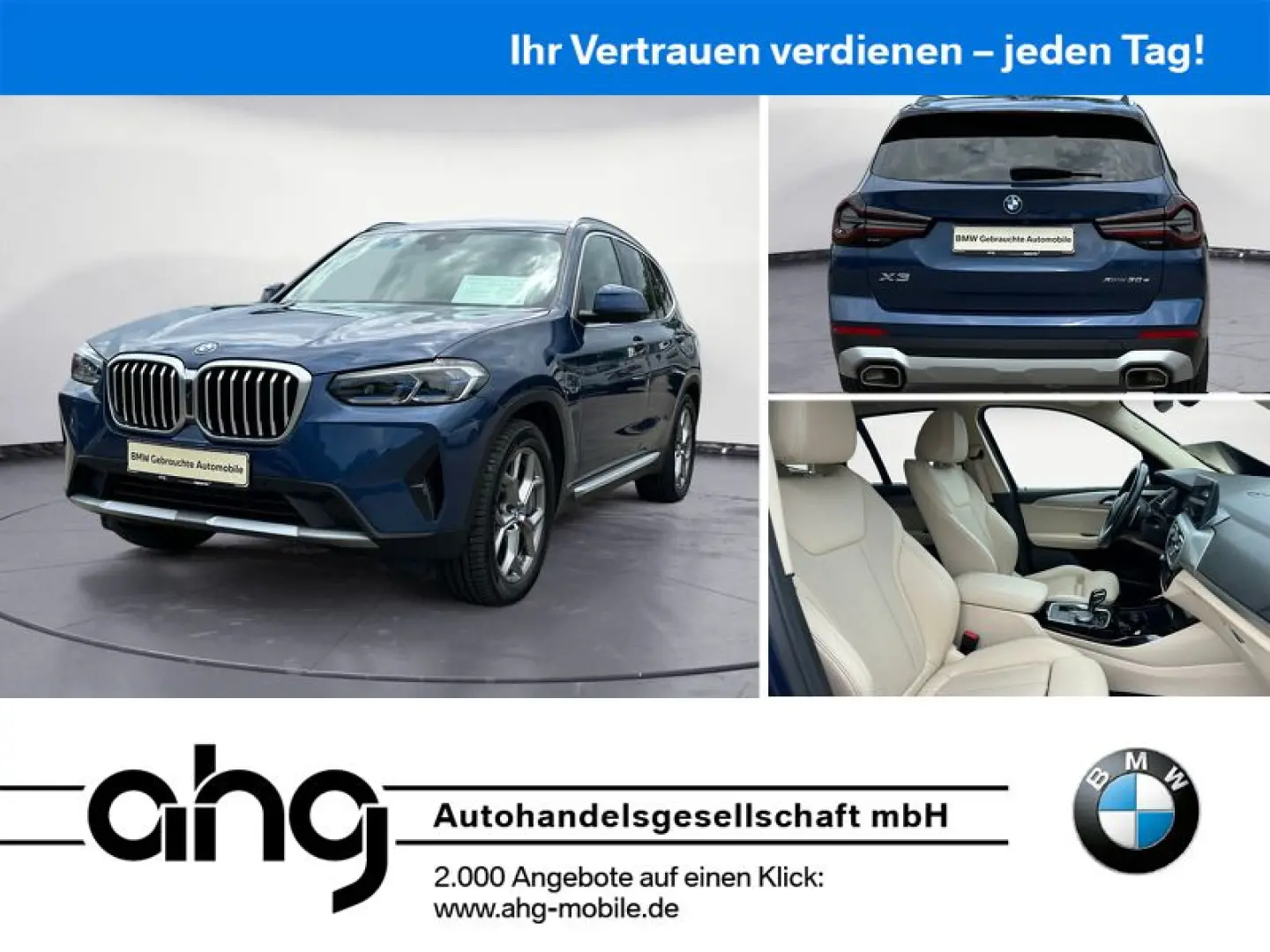 X3 xDrive30e AT Navi Head Up 360°Kamera AHK Spor