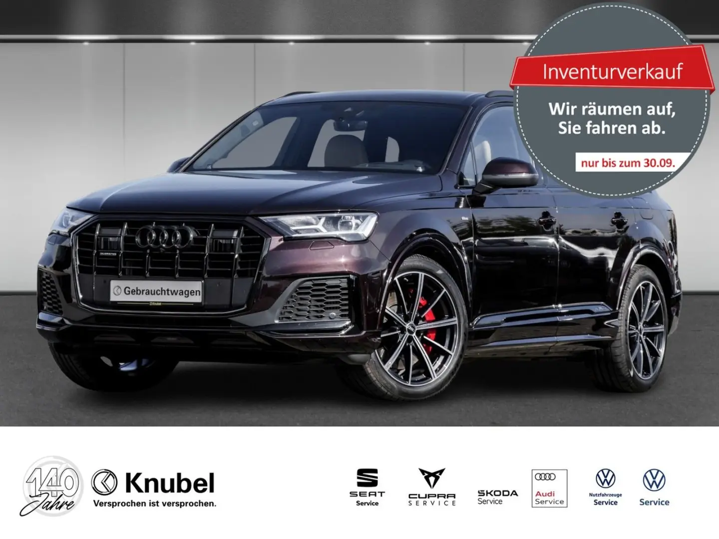 Q7 S line 55 TFSI e AHK 360° HUD B&O Keyless
