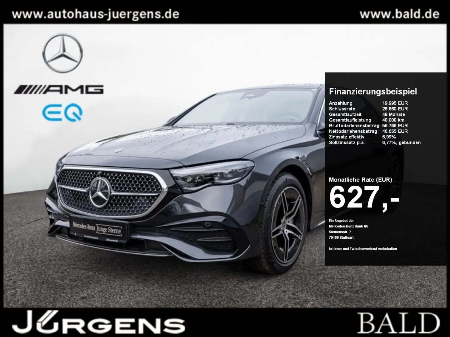 E 300 de 4M AMG-Sport/Pano/Burm/Leder/Sitzklima